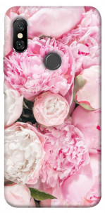 Чохол Pink peonies для Xiaomi Redmi Note 6 Pro