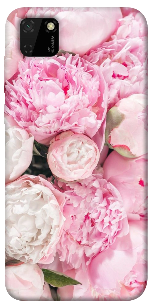 Чохол Pink peonies для Huawei Y5p