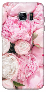 Чохол Pink peonies для Galaxy S7 Edge