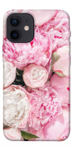 Чохол Pink peonies для iPhone 12 mini