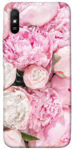 Чохол Pink peonies для Xiaomi Redmi 9A