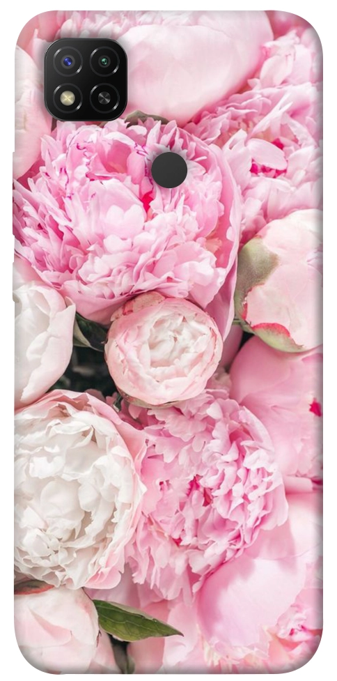 Чехол Pink peonies для Xiaomi Redmi 9C