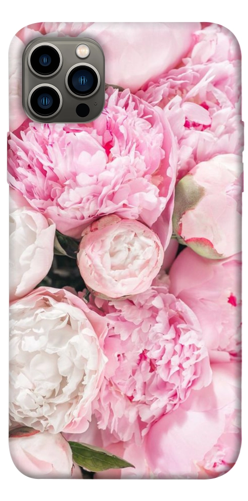 Чохол Pink peonies для iPhone 12 Pro