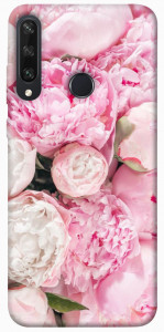 Чохол Pink peonies для Huawei Y6p