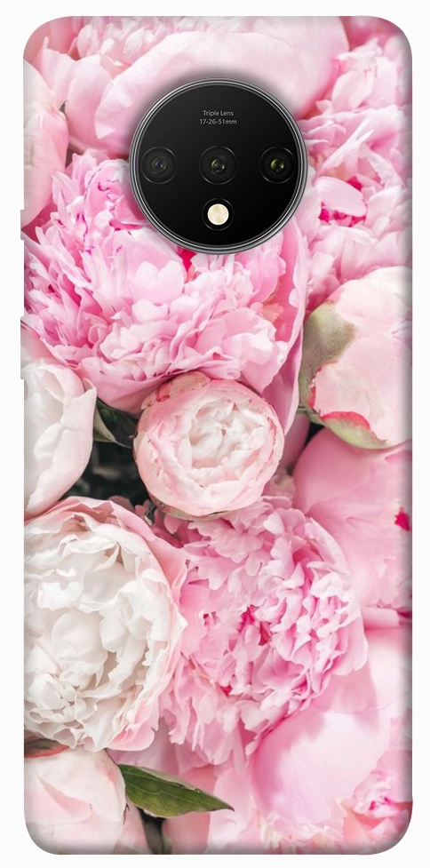 Чехол Pink peonies для OnePlus 7T