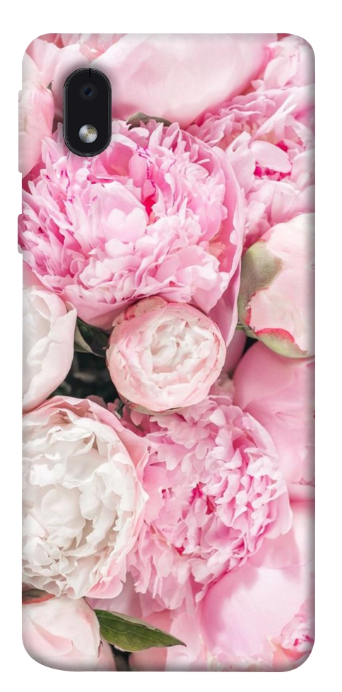 Чехол Pink peonies для Galaxy M01 Core