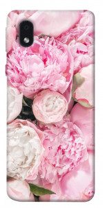 Чохол Pink peonies для Samsung Galaxy A01 Core