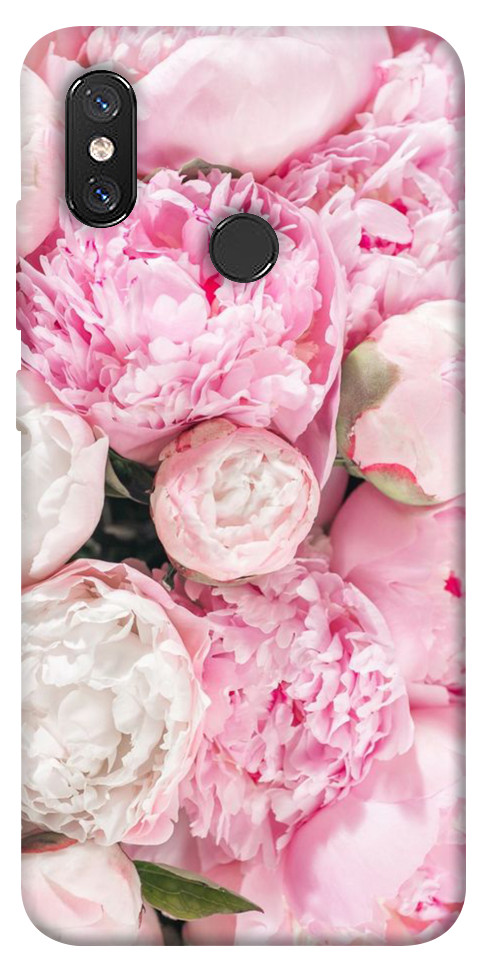 Чехол Pink peonies для Xiaomi Mi 8