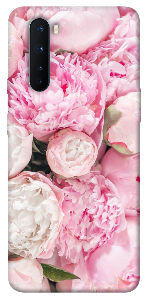 Чохол Pink peonies для OnePlus Nord