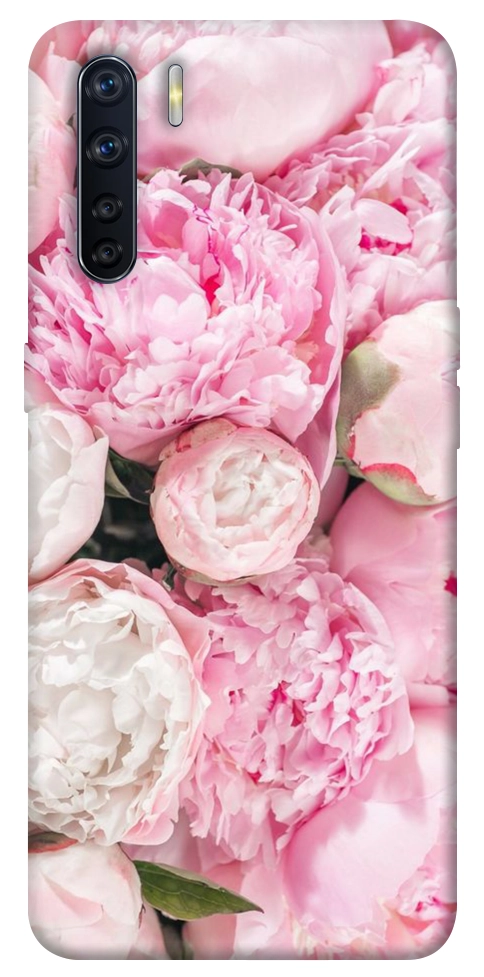 Чехол Pink peonies для Oppo A91