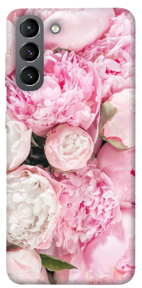 Чехол Pink peonies для Galaxy S21