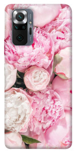 Чохол Pink peonies для Xiaomi Redmi Note 10 Pro