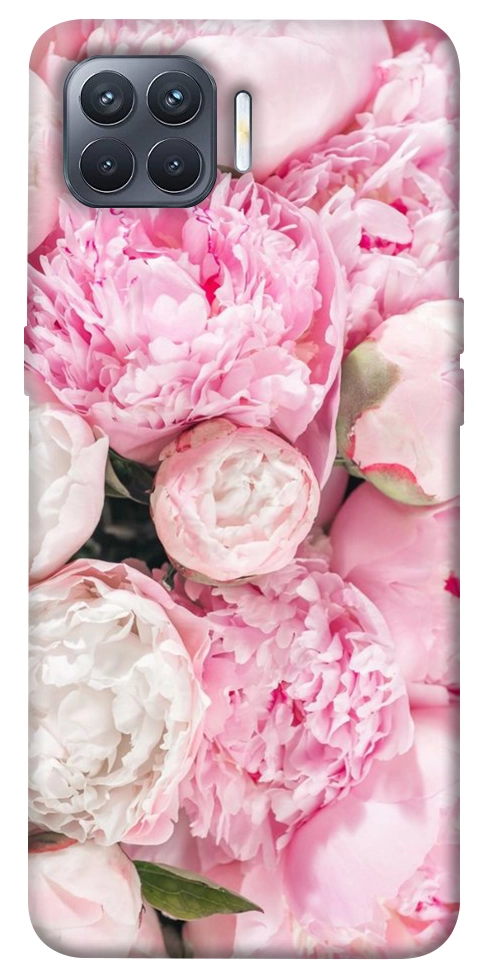 Чохол Pink peonies для Oppo Reno 4 Lite