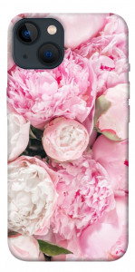 Чехол Pink peonies для iPhone 13