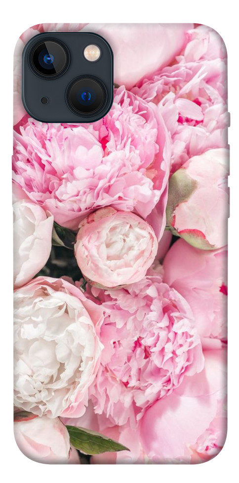 Чохол Pink peonies для iPhone 13