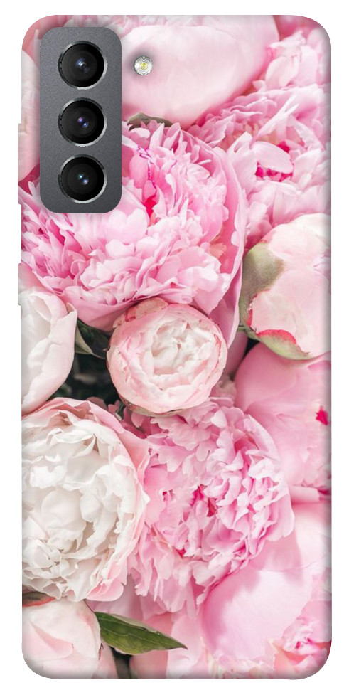 Чехол Pink peonies для Galaxy S21 FE