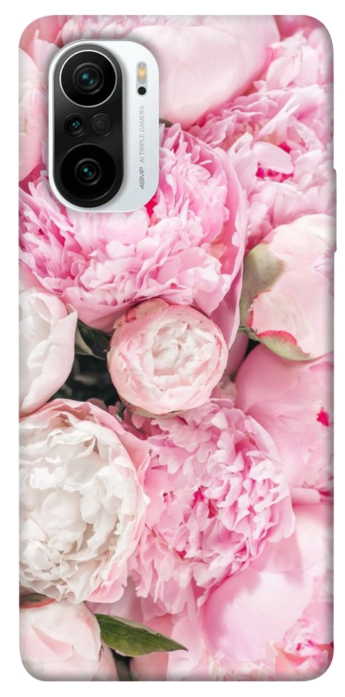 Чехол Pink peonies для Xiaomi Redmi K40