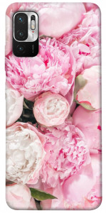 Чехол Pink peonies для Xiaomi Redmi Note 10 5G