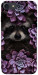 Чехол Енот в цветах для iPhone 8