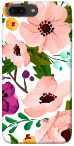 Чехол Акварельные цветы для iPhone 8 plus (5.5")