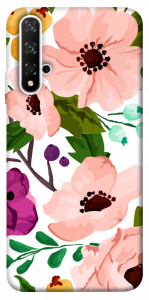 Чехол Акварельные цветы для Huawei Honor 20