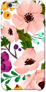 Чехол Акварельные цветы для iPhone 6s plus (5.5'')