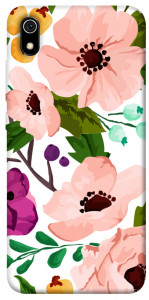 Чехол Акварельные цветы для Xiaomi Redmi 7A