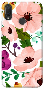 Чехол Акварельные цветы для Huawei P Smart+
