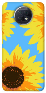 Чехол Sunflower mood для Xiaomi Redmi Note 9 5G