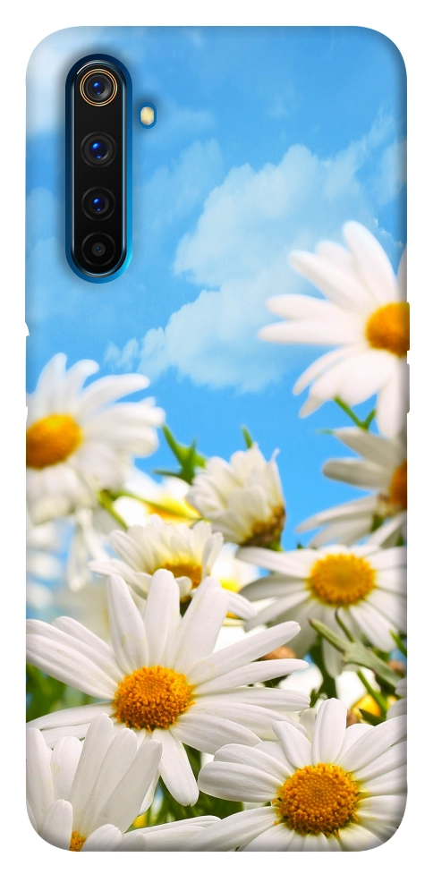 Чехол Ромашковое поле для Realme 6 Pro