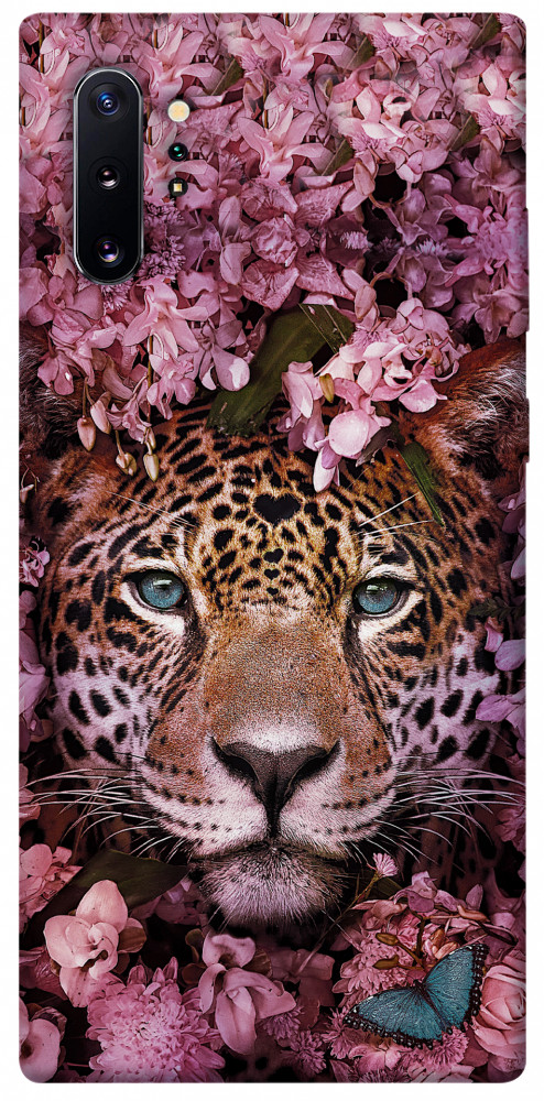 Чохол Леопард у квітах для Galaxy Note 10+ (2019)