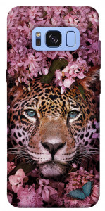 Чехол Леопард в цветах для Galaxy S8 (G950)
