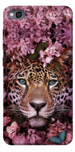 Чохол Леопард у квітах для Xiaomi Redmi 4A