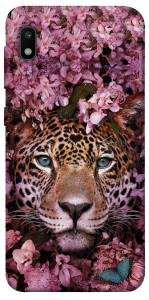 Чехол Леопард в цветах для Galaxy A10 (A105F)