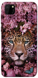 Чехол Леопард в цветах для Huawei Y5p