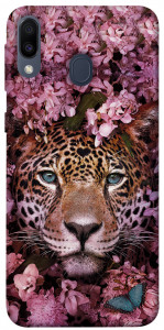 Чехол Леопард в цветах для Galaxy M20
