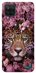 Чохол Леопард у квітах для Galaxy A12