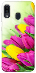 Чохол Барвисті тюльпани для Samsung Galaxy A30