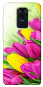 Чехол Красочные тюльпаны для Xiaomi Redmi Note 9