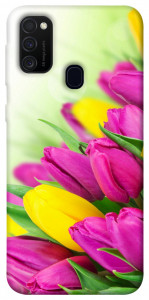 Чехол Красочные тюльпаны для Samsung Galaxy M30s
