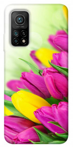 Чехол Красочные тюльпаны для Xiaomi Mi 10T
