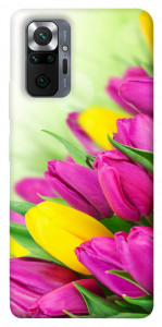 Чехол Красочные тюльпаны для Xiaomi Redmi Note 10 Pro