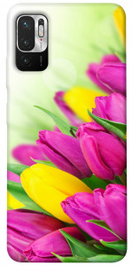 Чехол Красочные тюльпаны для Xiaomi Redmi Note 10 5G