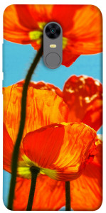 Чехол Яркие маки для Xiaomi Redmi 5 Plus