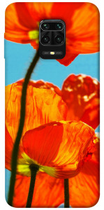 Чехол Яркие маки для Xiaomi Redmi Note 9 Pro