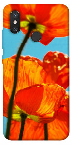 Чехол Яркие маки для Xiaomi Mi 8