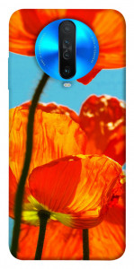 Чехол Яркие маки для Xiaomi Redmi K30