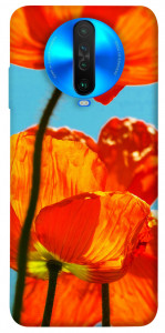 Чохол Яскраві маки для Xiaomi Poco X2