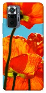 Чехол Яркие маки для Xiaomi Redmi Note 10 Pro