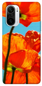 Чехол Яркие маки для Xiaomi Poco F3